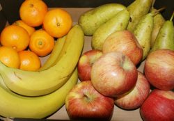 mittelgrosse Obstkiste